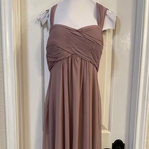 Mauve Birdy Grey bridesmaid dress